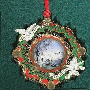 2013 Whitehouse Brass christmas ornament